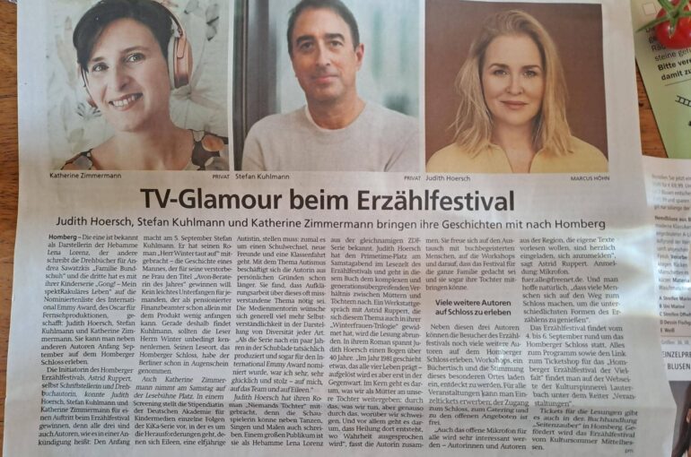 TV-Glamour Erzählfestival Artikel